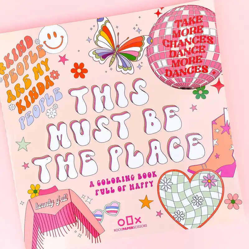 This Must Be the Place Coloring Book - Shop Fête