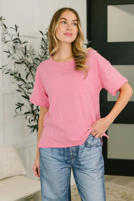 Effortless Edit Boxy Tee - Zenana