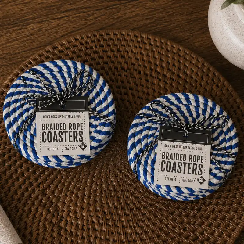 Blue Braided 4pk - Gia Roma