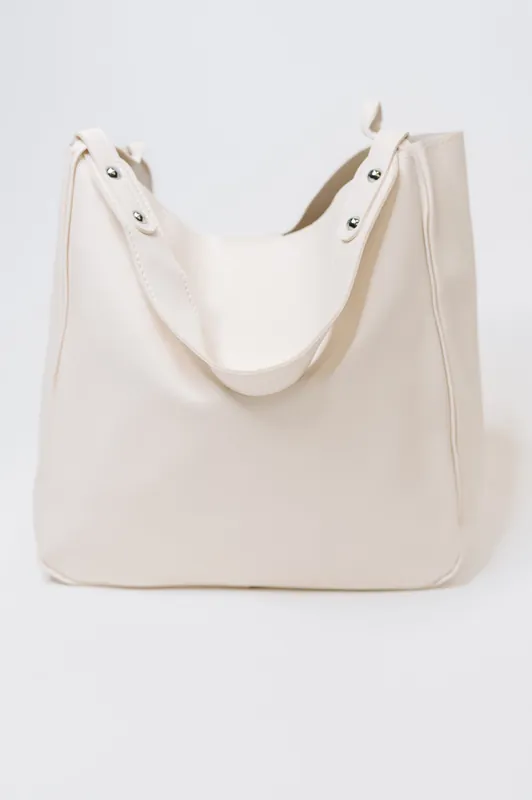 My Whole Life Shoulder Bag in Neutral - Zenana