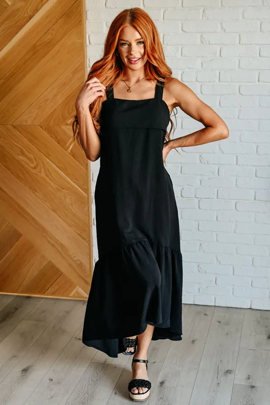 Nightlife Tie Back Maxi Dress - Jodifl