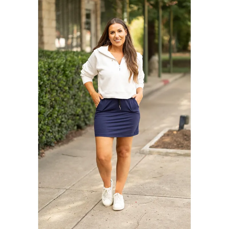 The Naomi NAVY Jogger Skirt - Julia Rose®