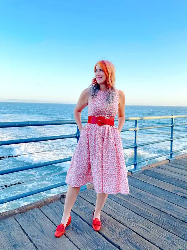 Umbrella Midi Dress - Retrolicious