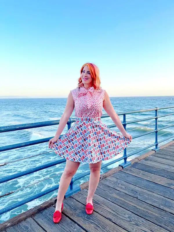 Sunny Days Skater Skirt - Retrolicious