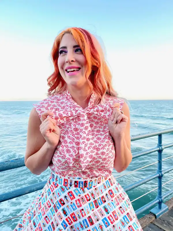 Umbrella Bow Top - Retrolicious