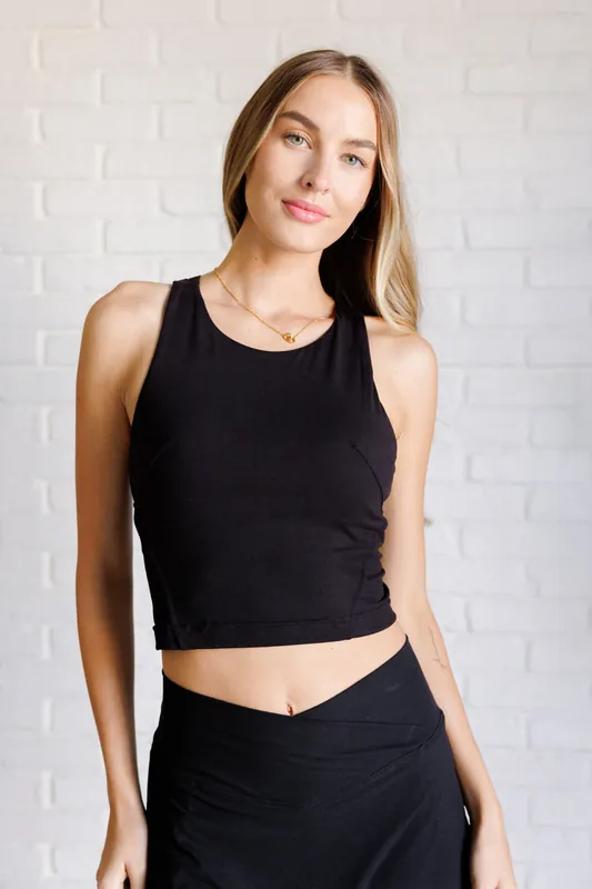 Get Moving Racer Back Crop Tank - Rae Mode