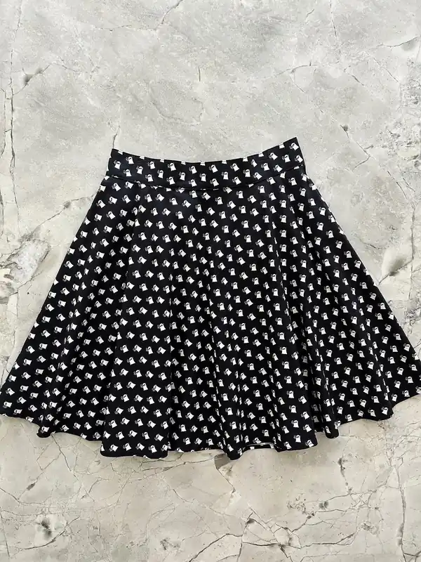 Mini Ghosts Skater Skirt - Retrolicious