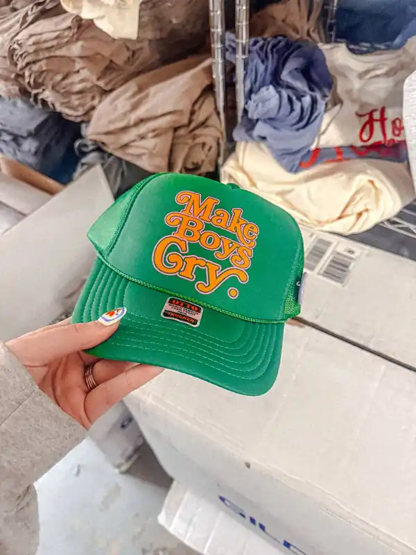 Make Boys Cry Trucker Hat - the Clandestine Underground