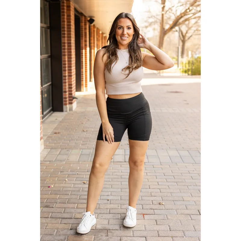 The Callie - Tummy Control Biker 5 Shorts
