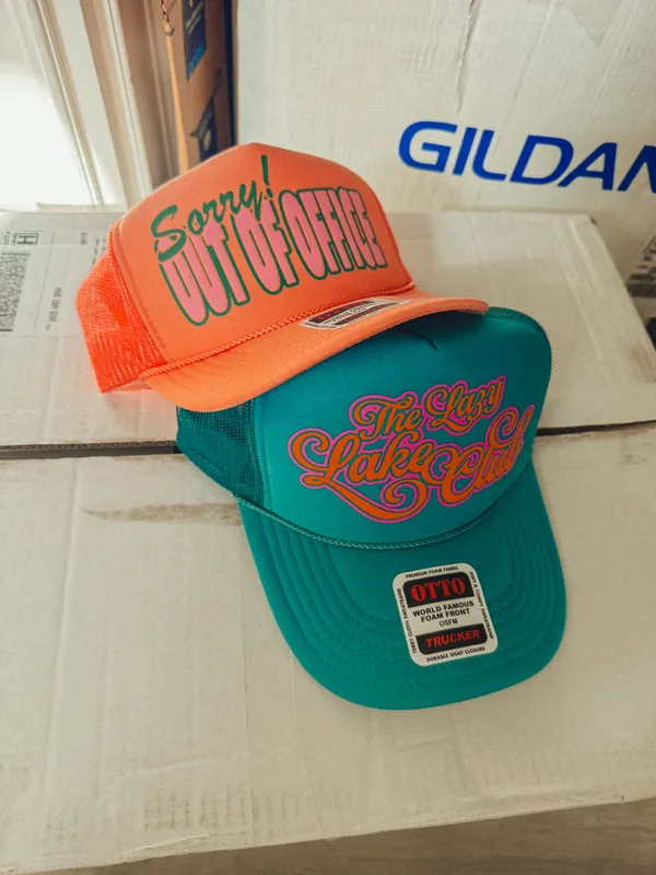 Sorry! Out of Office Trucker Hat - the Clandestine Underground