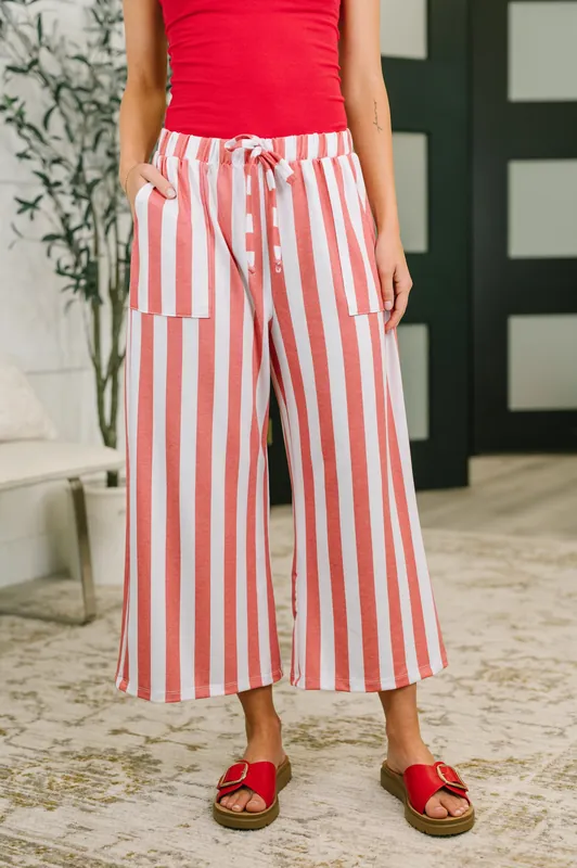 Take Your Time High Waisted Wide Leg Bottoms - Haptics