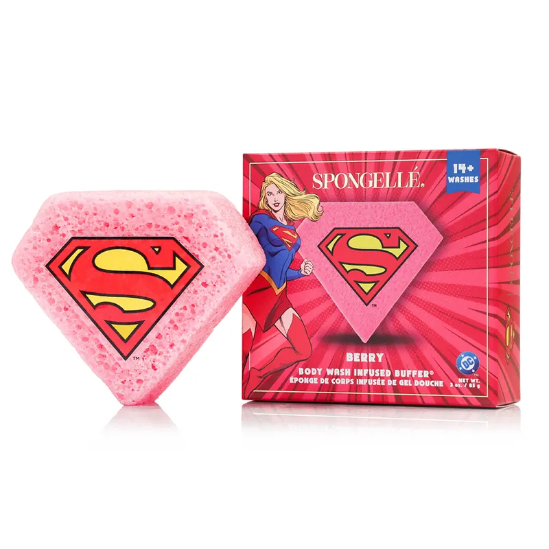 Supergirl™ Berry Body Buffer | DC Superhero - Spongellé