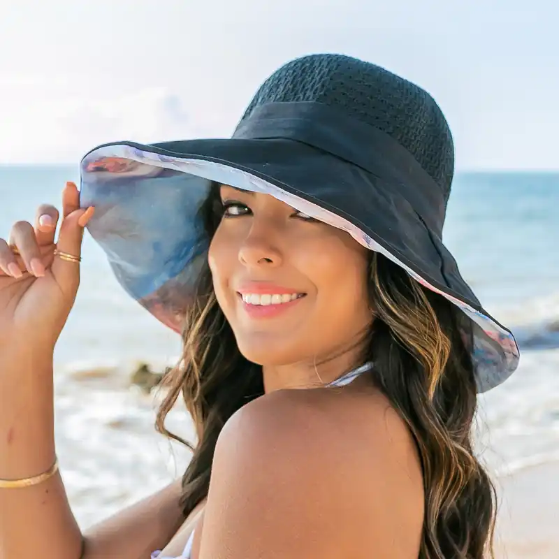 Watercolor Accent Cargo Hat - Aili's Corner