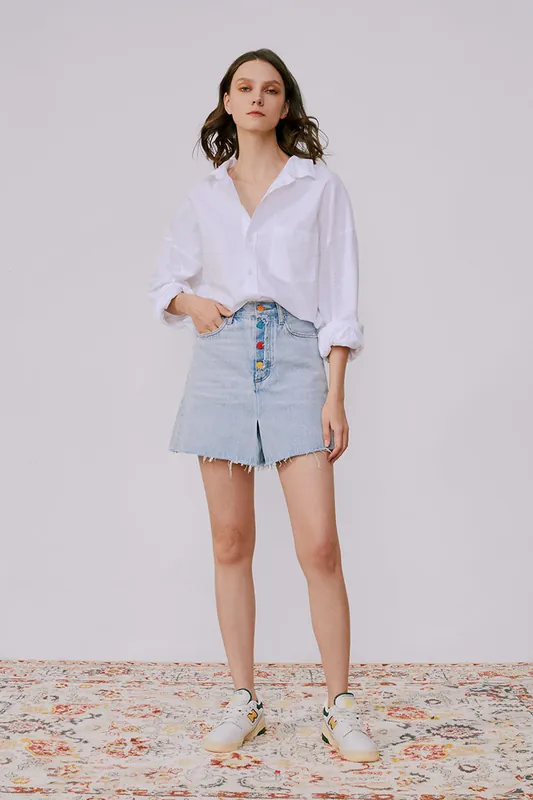 Rainbow Pleat Skort - Hey Joanie