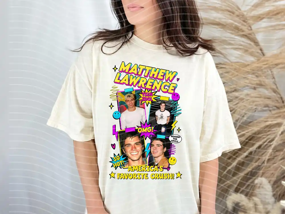 Teen Crush Matthew L Graphic Tee - Anchored Grace Boutique