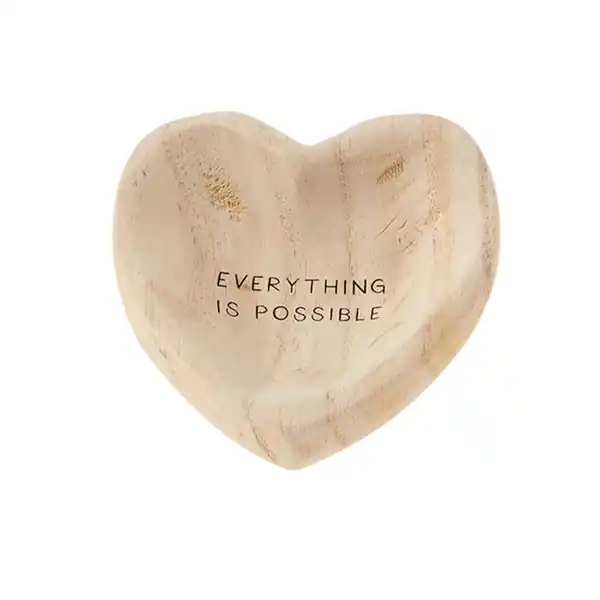 Wooden Heart Everything is Possible - Adelyne's Boutique & Gifts