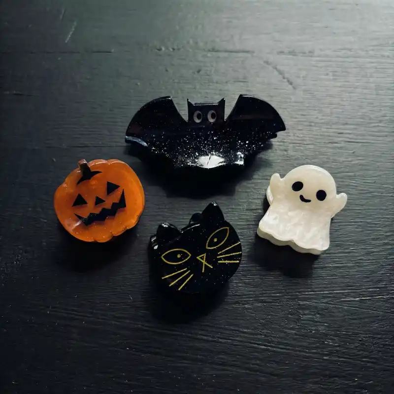 Set of 4 Velvet Claws Mini Spooky Hair Claws - The Bullish Store