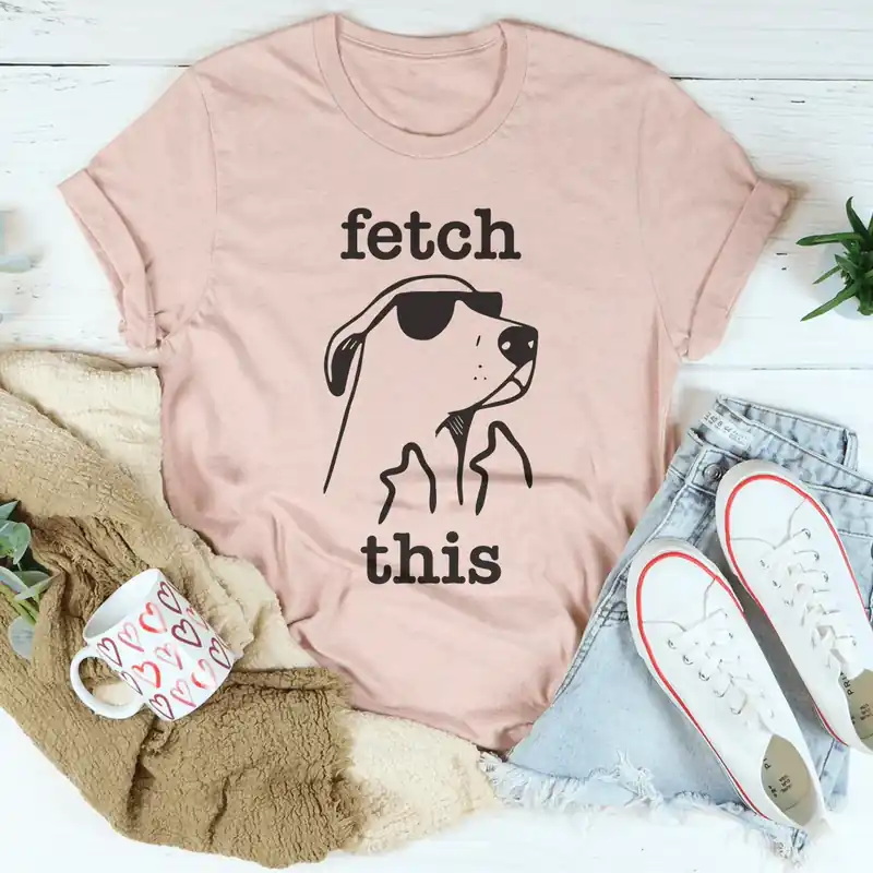 Fetch This Tee - Peachy Sunday