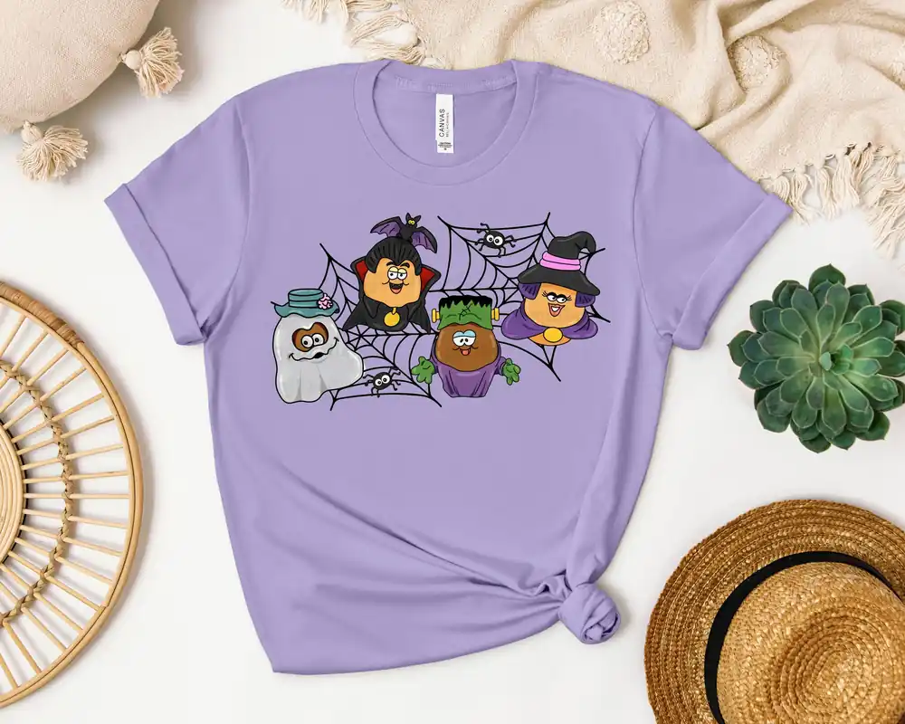 Halloween Nuggets Graphic Tee - Anchored Grace Boutique