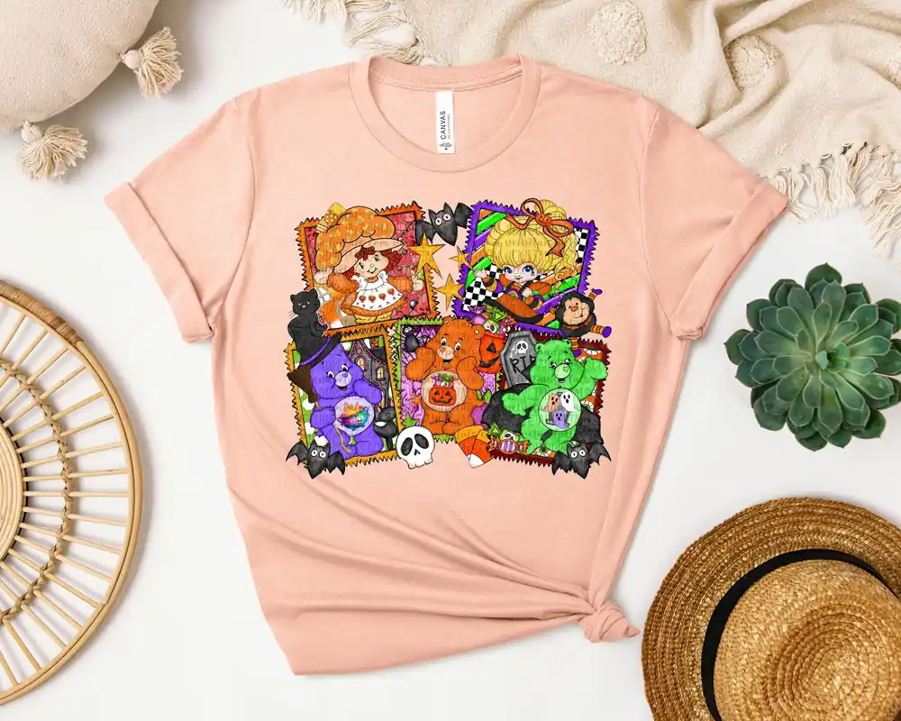 80s Halloween Graphic Tee - Anchored Grace Boutique