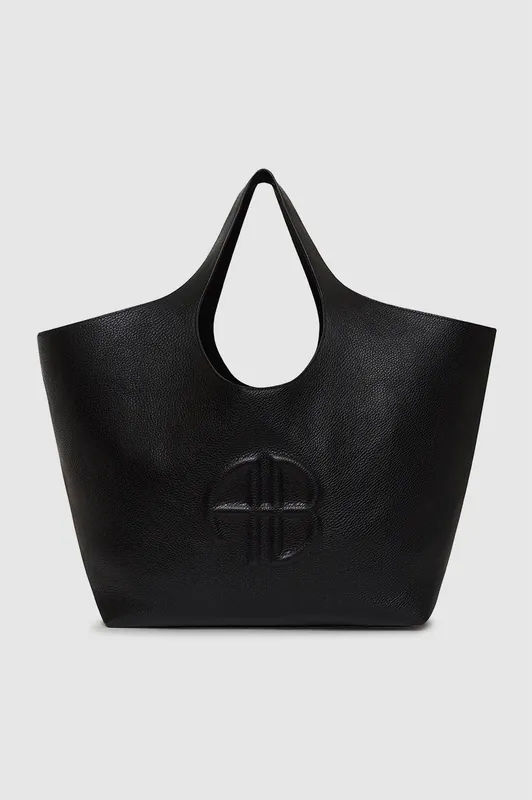 Lili Tote - Black Pebbled