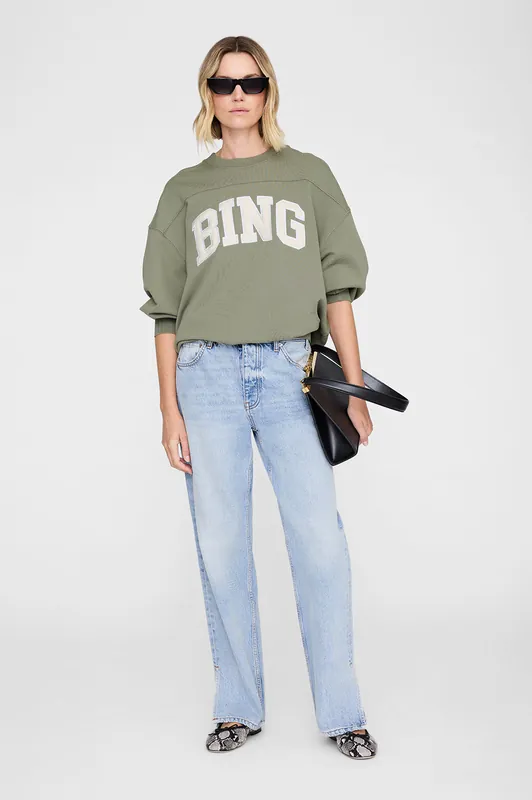 Trenton Sweatshirt Bing - Washed Olive