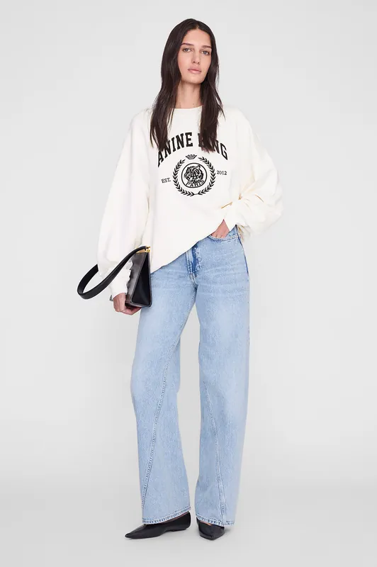 Miles Sweatshirt Collegiate - Cream