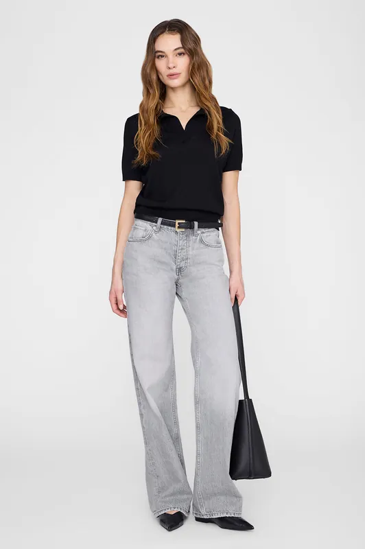 Moni Polo Sweater - Black