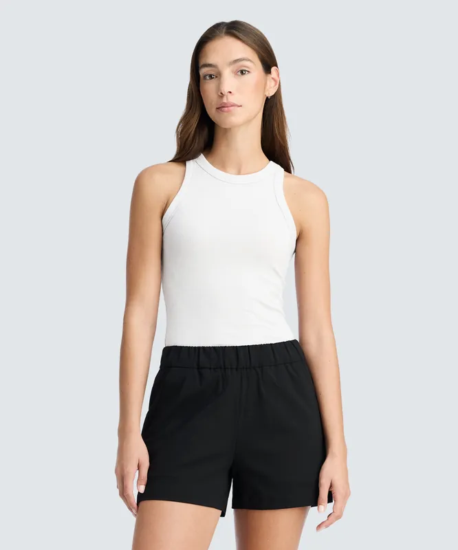 Women's Merino Rib Racer Tank - Unbound Merino