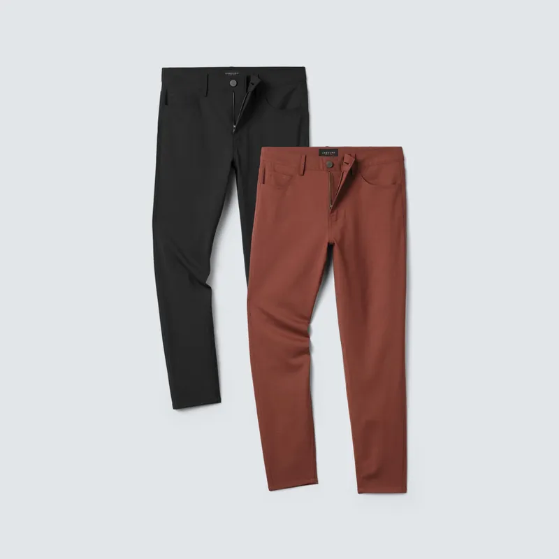 Women's 2 Pack // Slim Merino Travel Pants - Unbound Merino