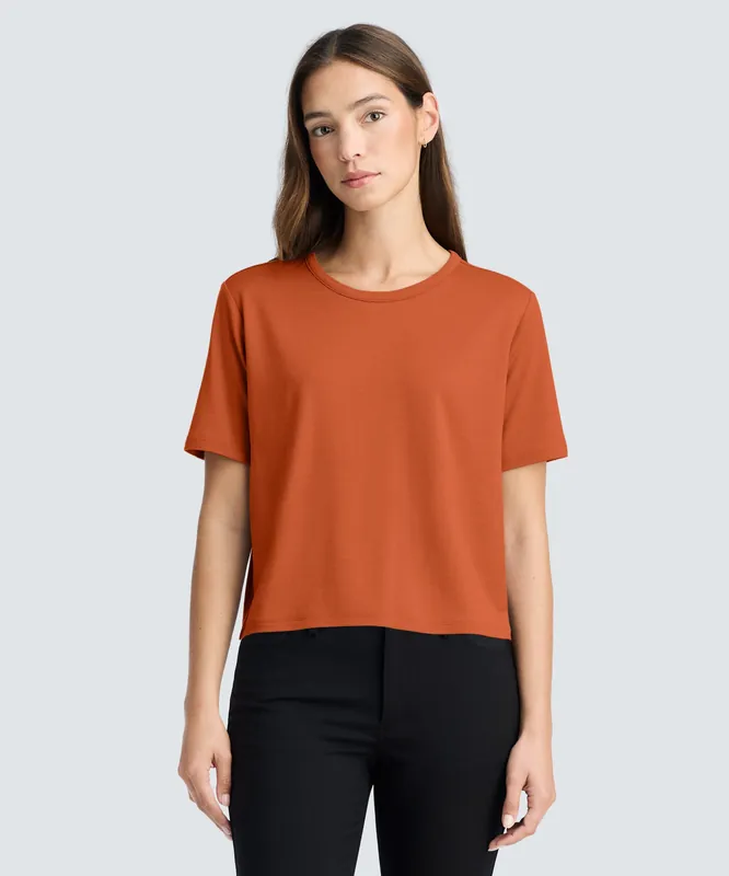 Women's Merino Boxy Tee - Unbound Merino