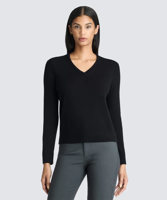 Women's Merino V-Neck Sweater