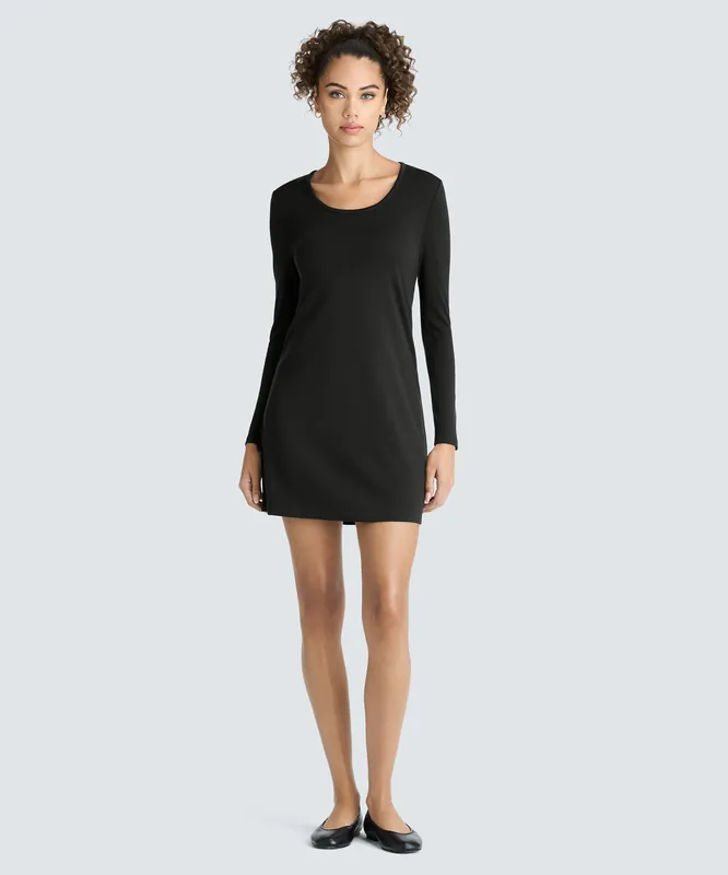 Women's Mini Merino Long Sleeve Dress - Unbound Merino