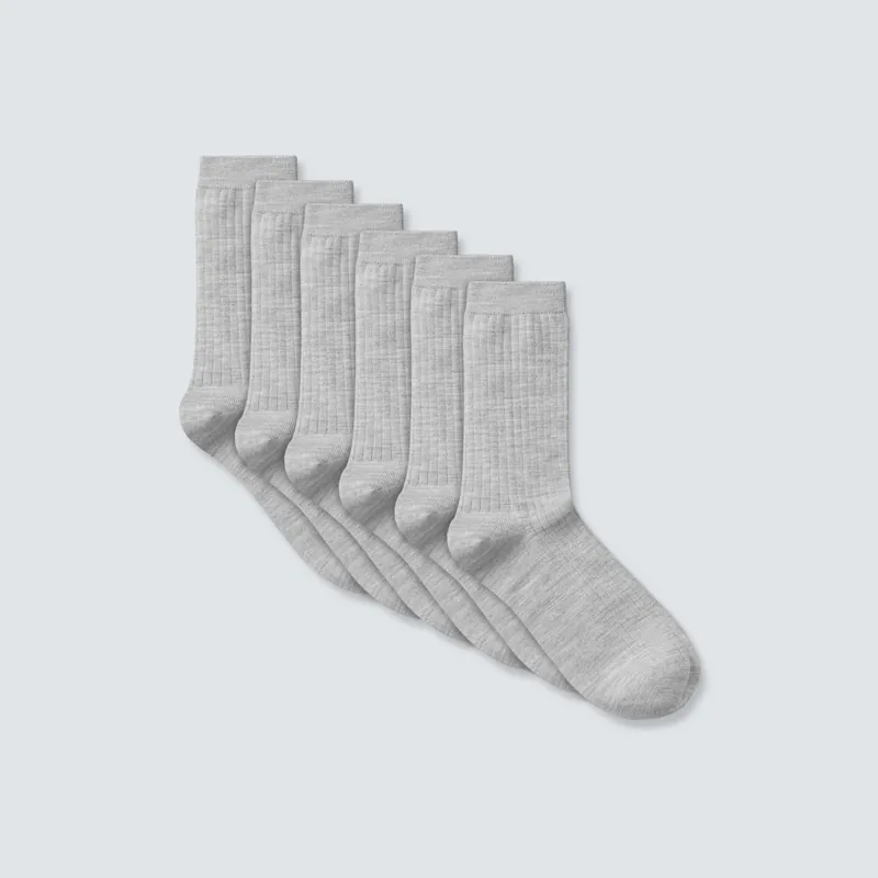 Men's 3 Pack // Rib Socks - Unbound Merino