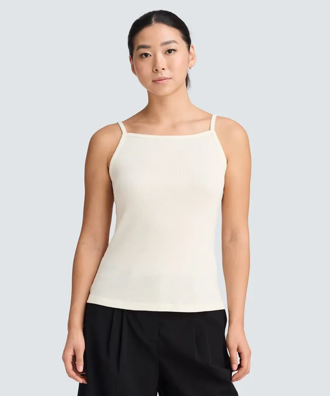 Women's Merino Tencel Rib Tank - Unbound Merino