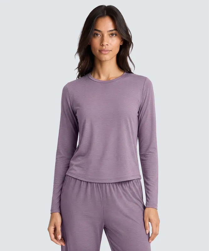 Women's Ultrafine Merino Sleep Longsleeve - Unbound Merino