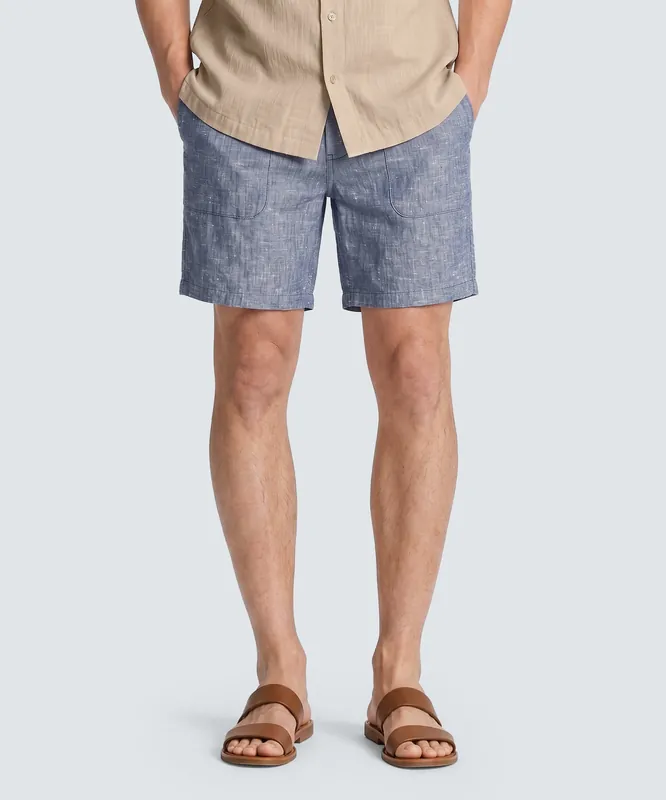 Men’s Merino Linen Beach Shorts - Unbound Merino