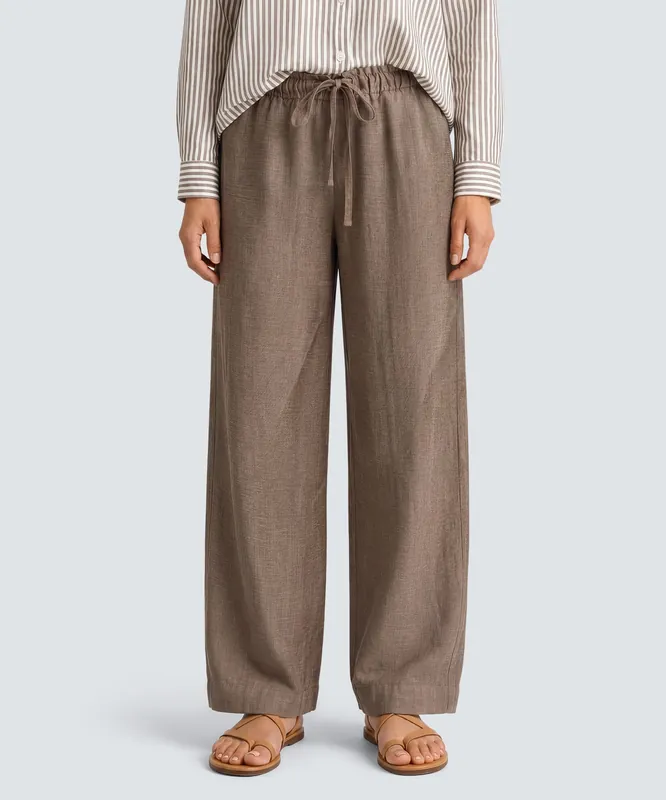 Women’s Merino Linen Pants - Unbound Merino