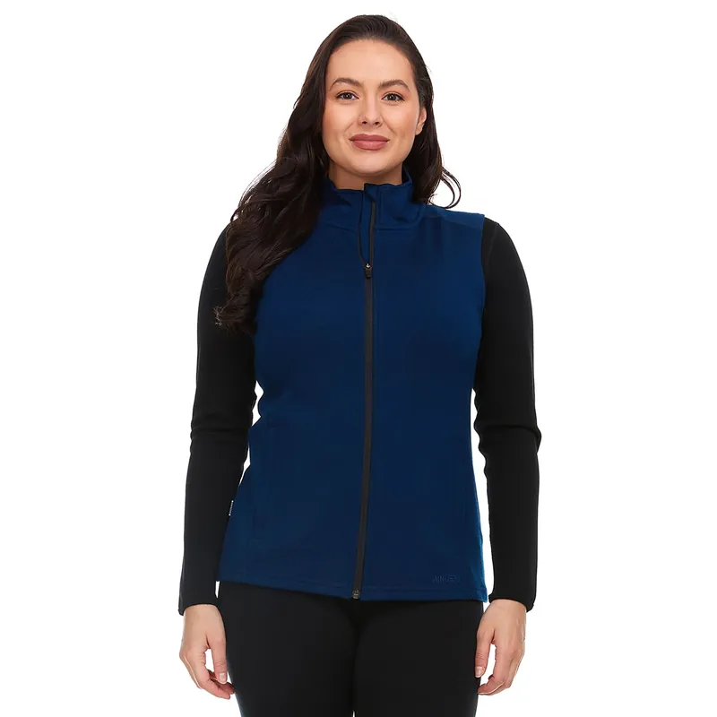 Women's Heavyweight Wool Vest - 100% Merino Wool
