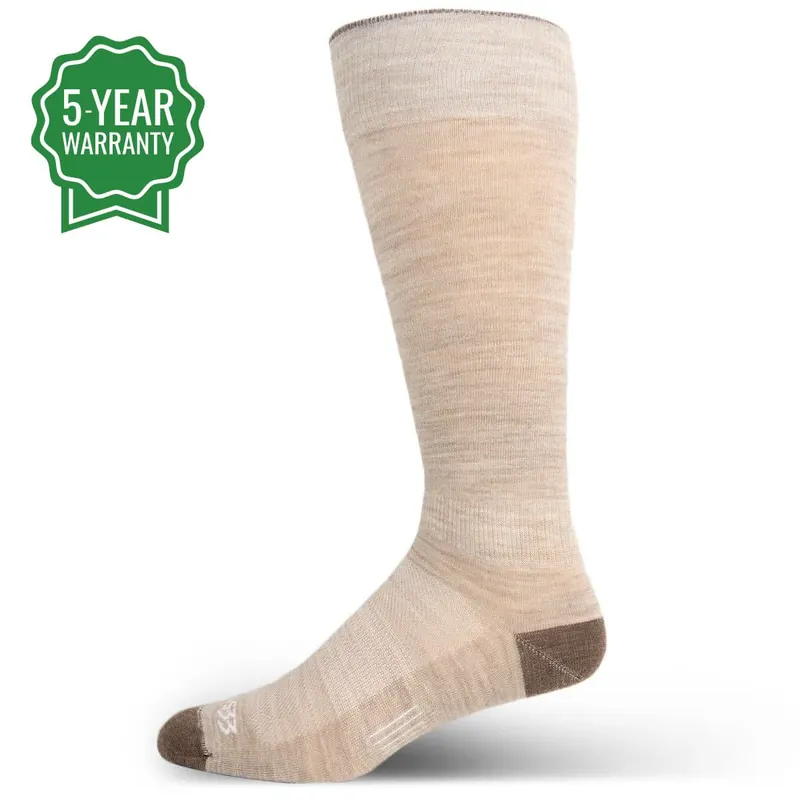 Microweight - Over the Calf Wool Socks Mountain Heritage