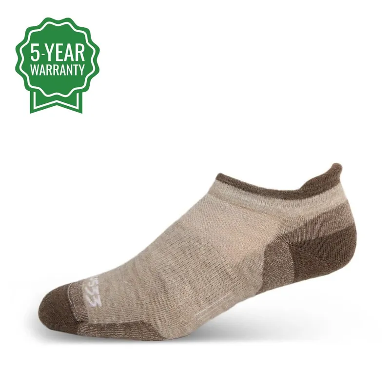 Lightweight - No Show Tab Wool Socks Mountain Heritage