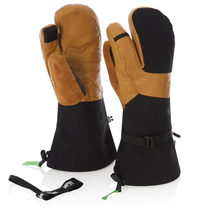 WoolTek Three Finger Waterproof Ski Gloves - Minus33 Merino Wool Clothing