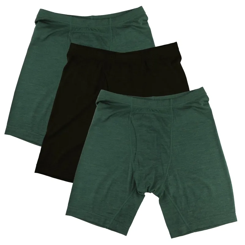 Lightweight Merino Boxer Brief 3 Pack - Minus33 Merino Wool Clothing
