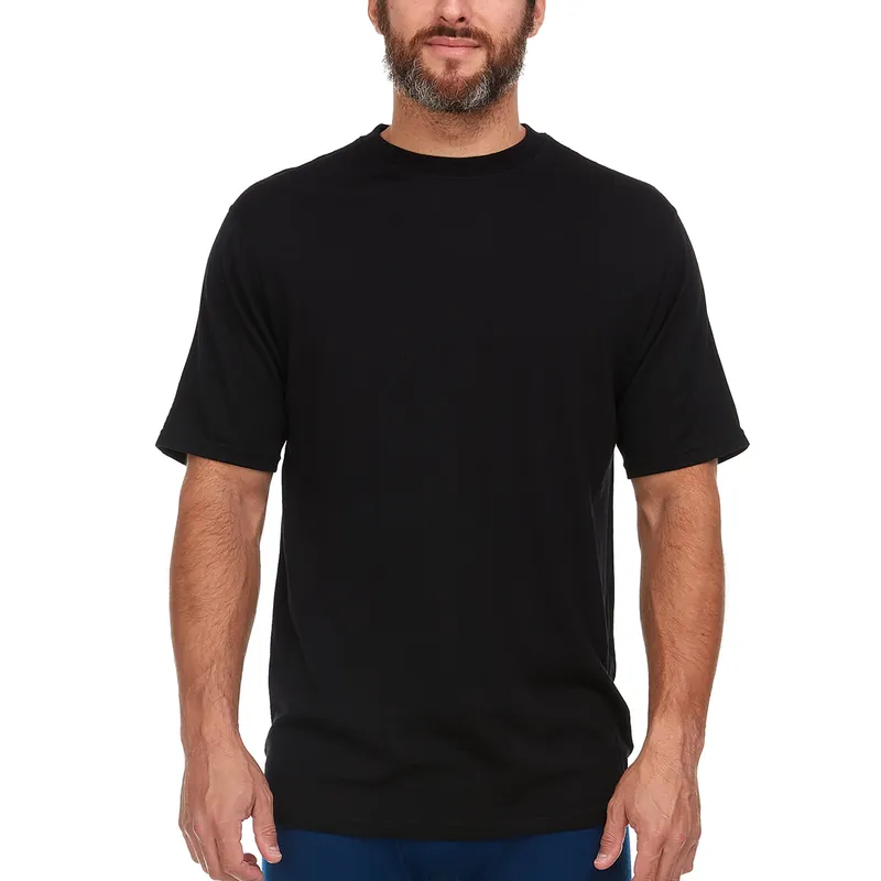 Test Lab: Batch 496 Lightweight Men's Wool T Shirt Crew - 100% Merino Wool