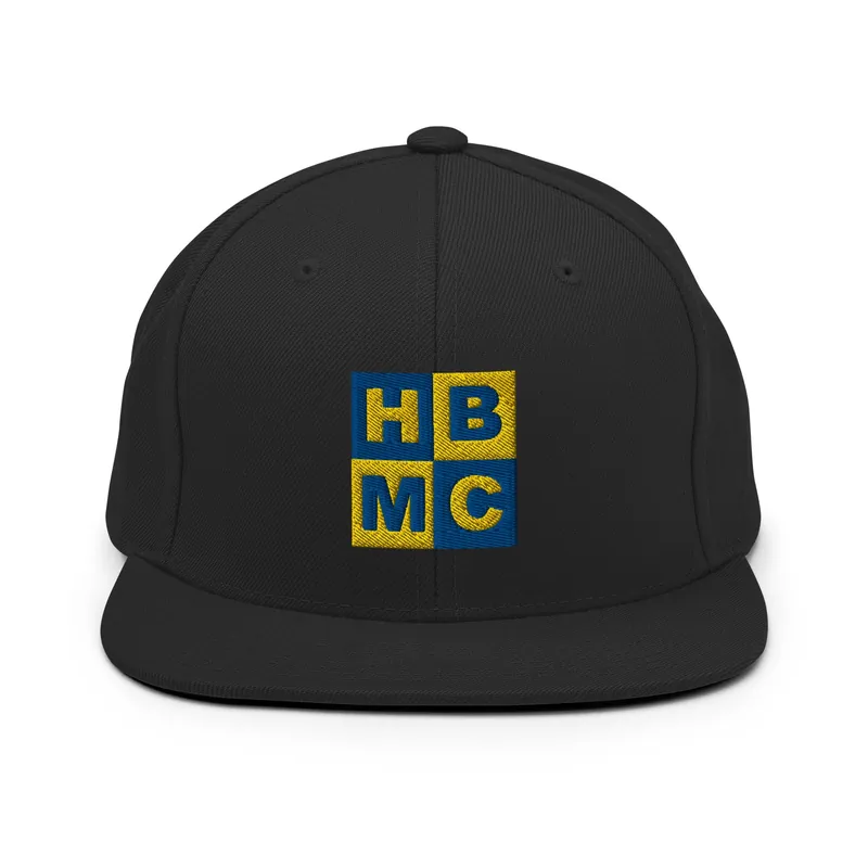 HBMC Embroidered Snapback Hat - Race Desert