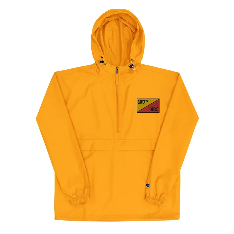 100s MC Embroidered Champion Packable Jacket - Race Desert
