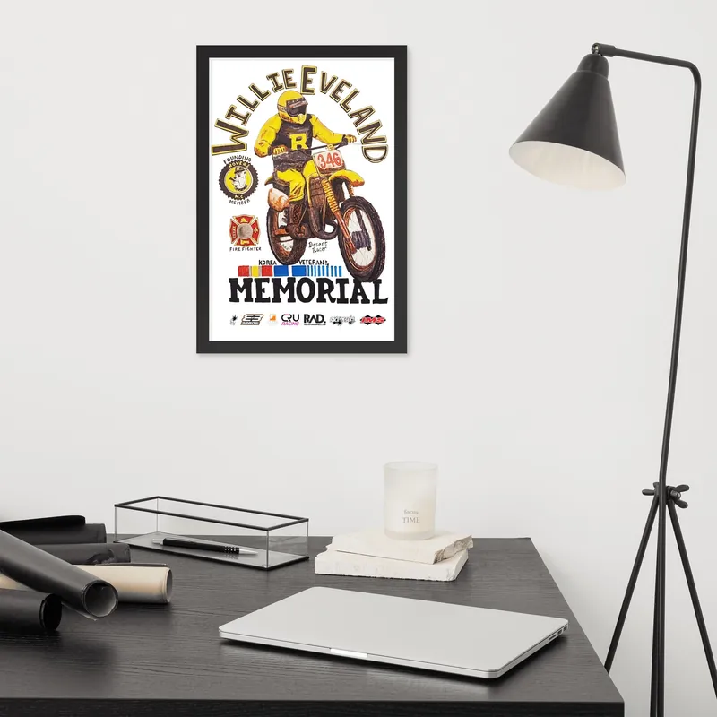 Framed Poster Rovers / Invaders 2023 Hare & Hound - Race Desert