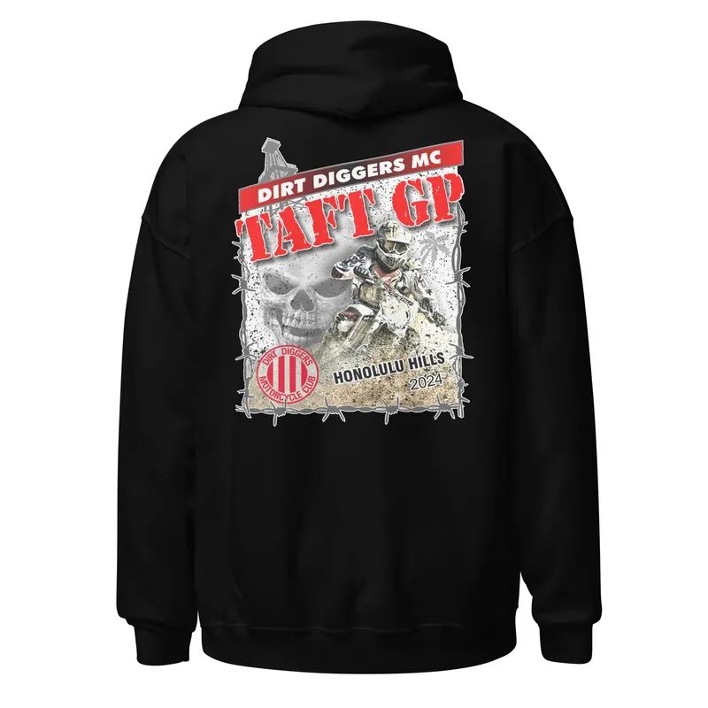 Dirt Diggers 2024 Taft Grand Prix Event Hoodie - Adult Hoodie - District 37 NGPC