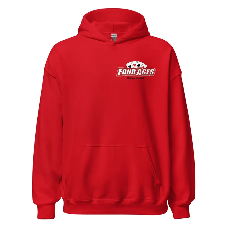 4 Aces Red Adult Club Hoodie - Race Desert