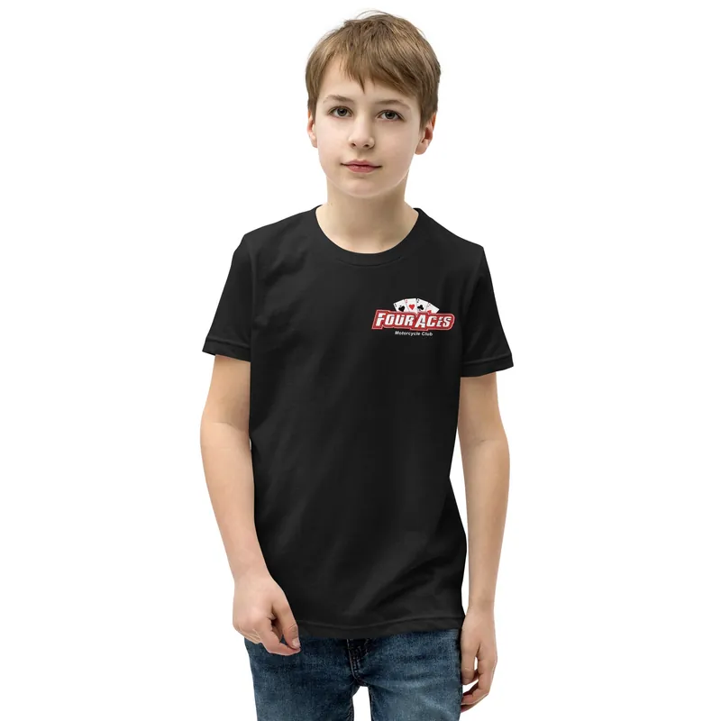 4 Aces Black Youth Club T-Shirt